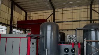 萬仕智稀貴金屬合作雙級壓縮空壓機案例